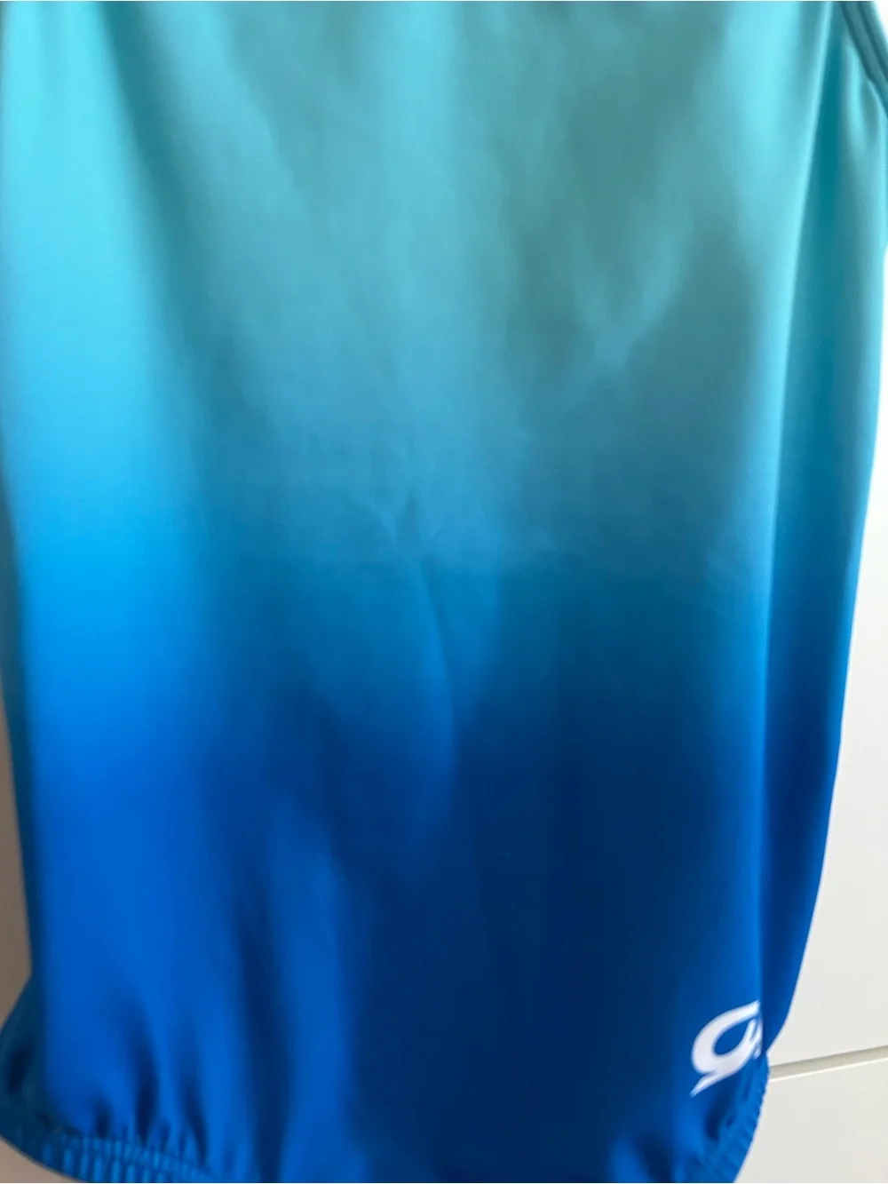GK Blue Ombre Gymnastics Leotard - CM Child’s Medium